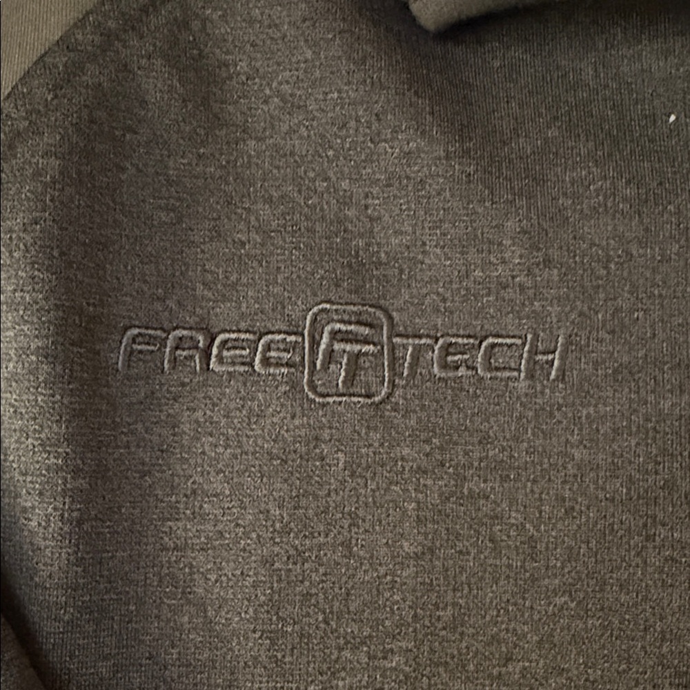Free Tech SoftShell Full Zip Jacket Drawstring Bottom Water Resistant Windproof - Picture 3 of 10